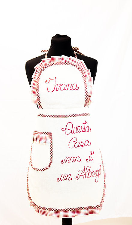 Grembiule Claudia Personalizzato
