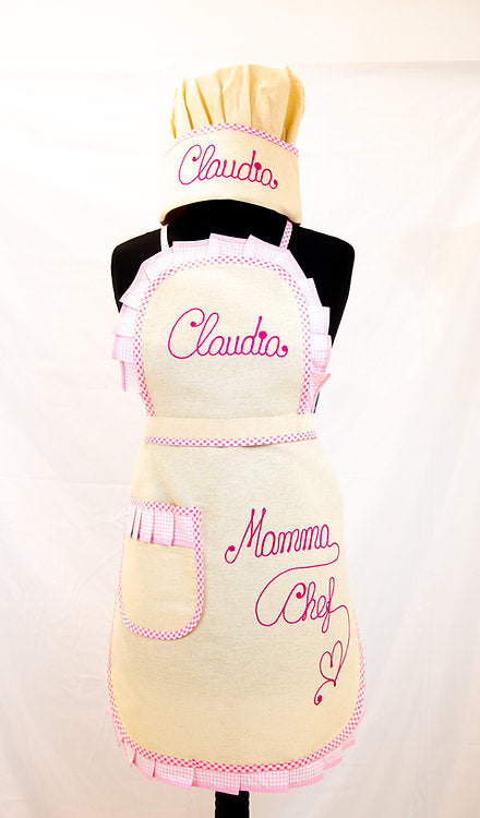 Grembiule Claudia Personalizzato