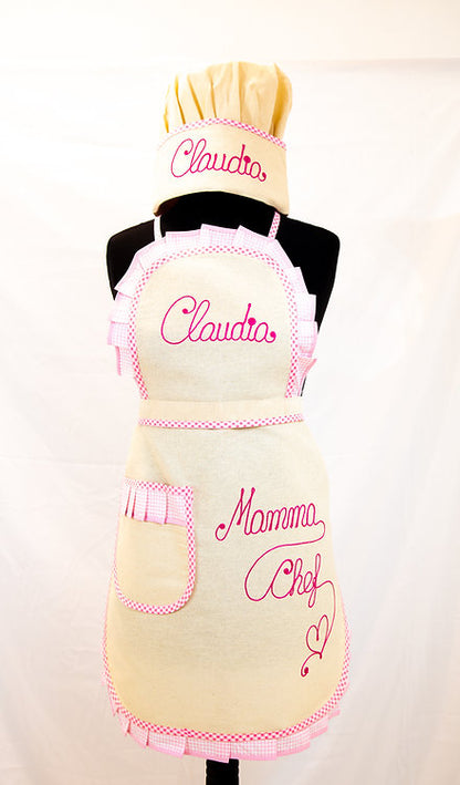 Grembiule Claudia Personalizzato