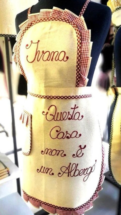 Grembiule Claudia Personalizzato