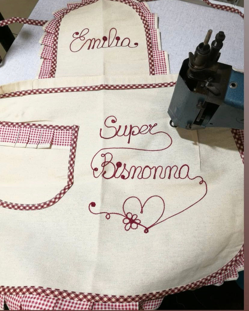 Grembiule Claudia Personalizzato