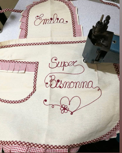 Grembiule Claudia Personalizzato